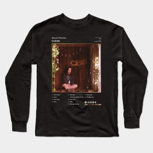 Soccer Mommy - Clean Tracklist Album Long Sleeve T-Shirt